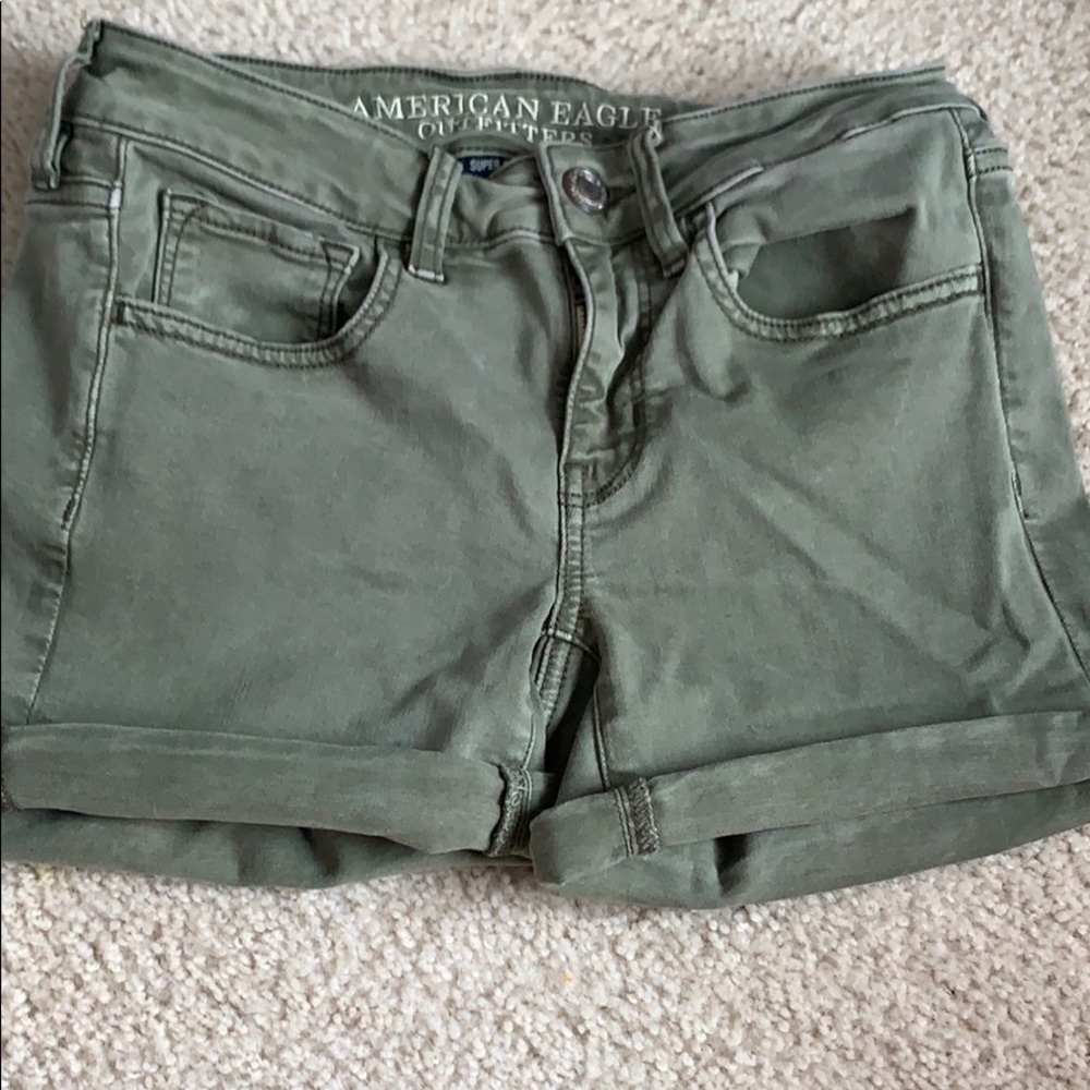 American eagle super stretch shorts
